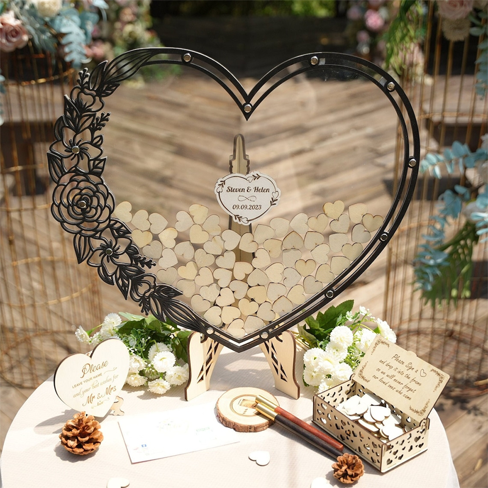 Tranh Thả Gỗ Đám Cưới, Sự Kiện, Công Ty, Sinh Nhật (Đủ phụ kiện) - Size tính theo chiều ngang_thumbnail_7