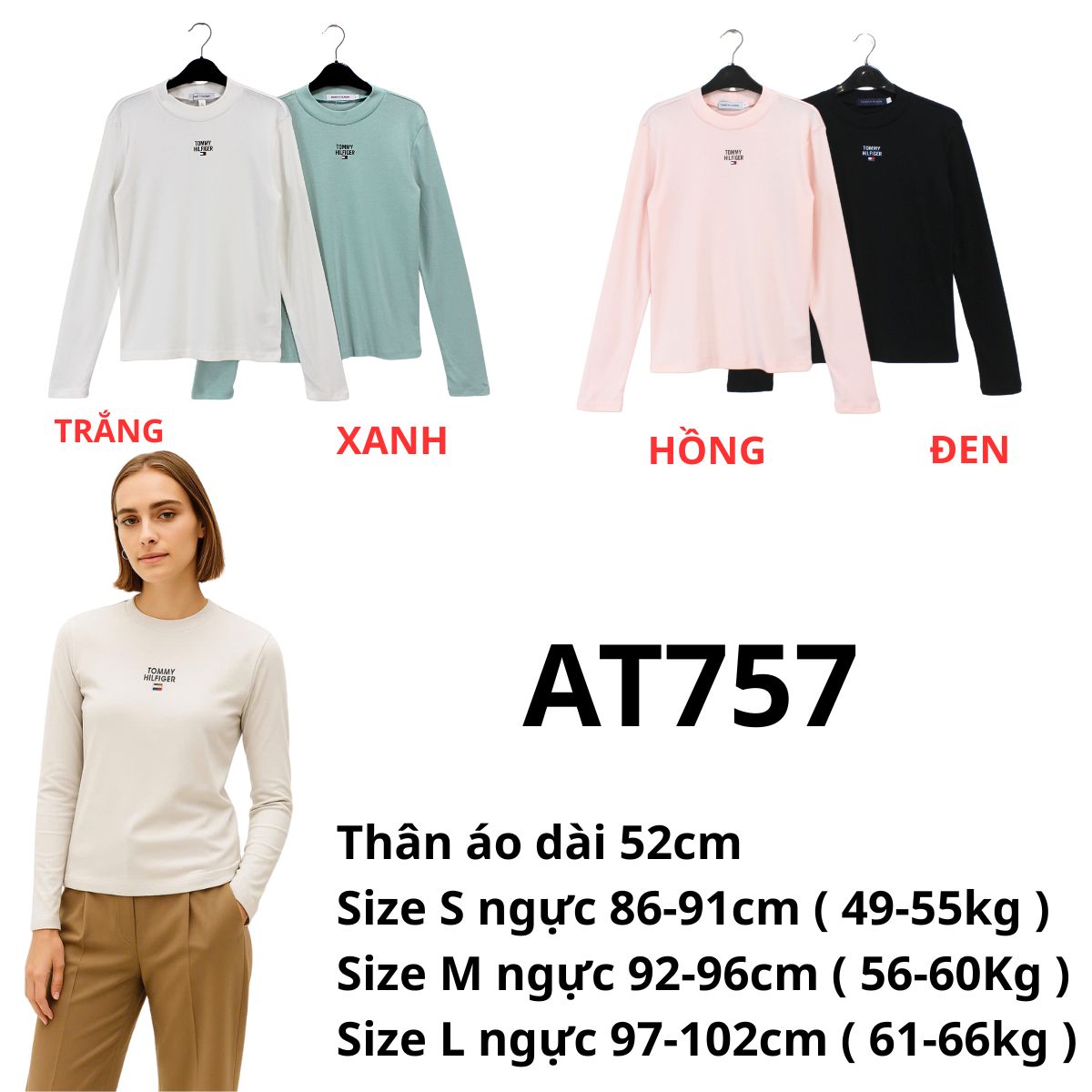 AT757 Áo thun tay dài TM