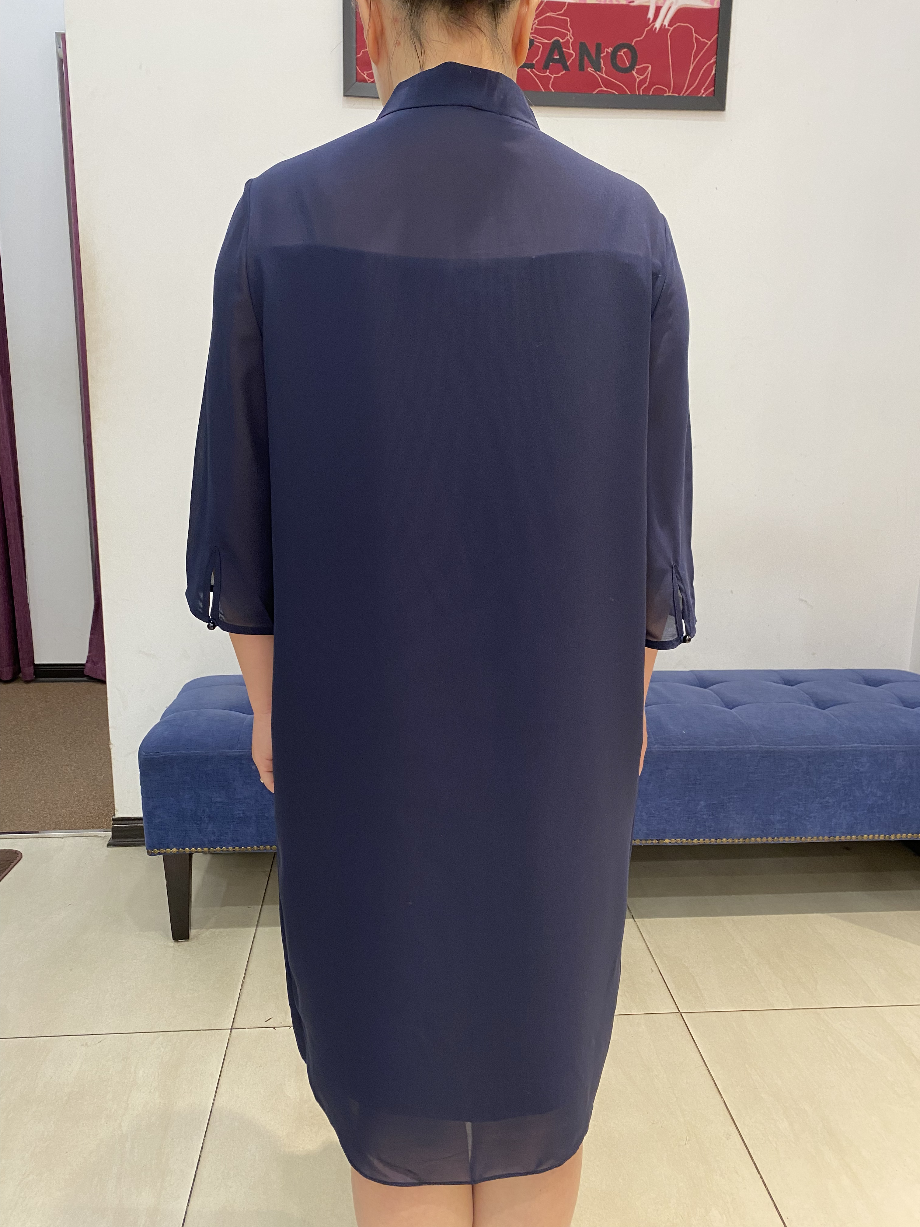 Váy xanh suông bom tim cổ leo_thumbnail_3