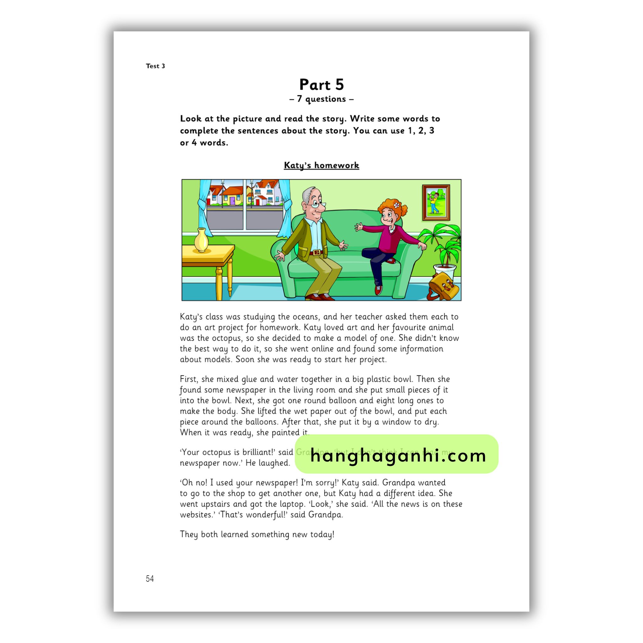 Cambridge English Flyers - Bộ đề 4 cuốn bản mới nhất 2018-2020 Kèm file nghe và đáp án_thumbnail_14