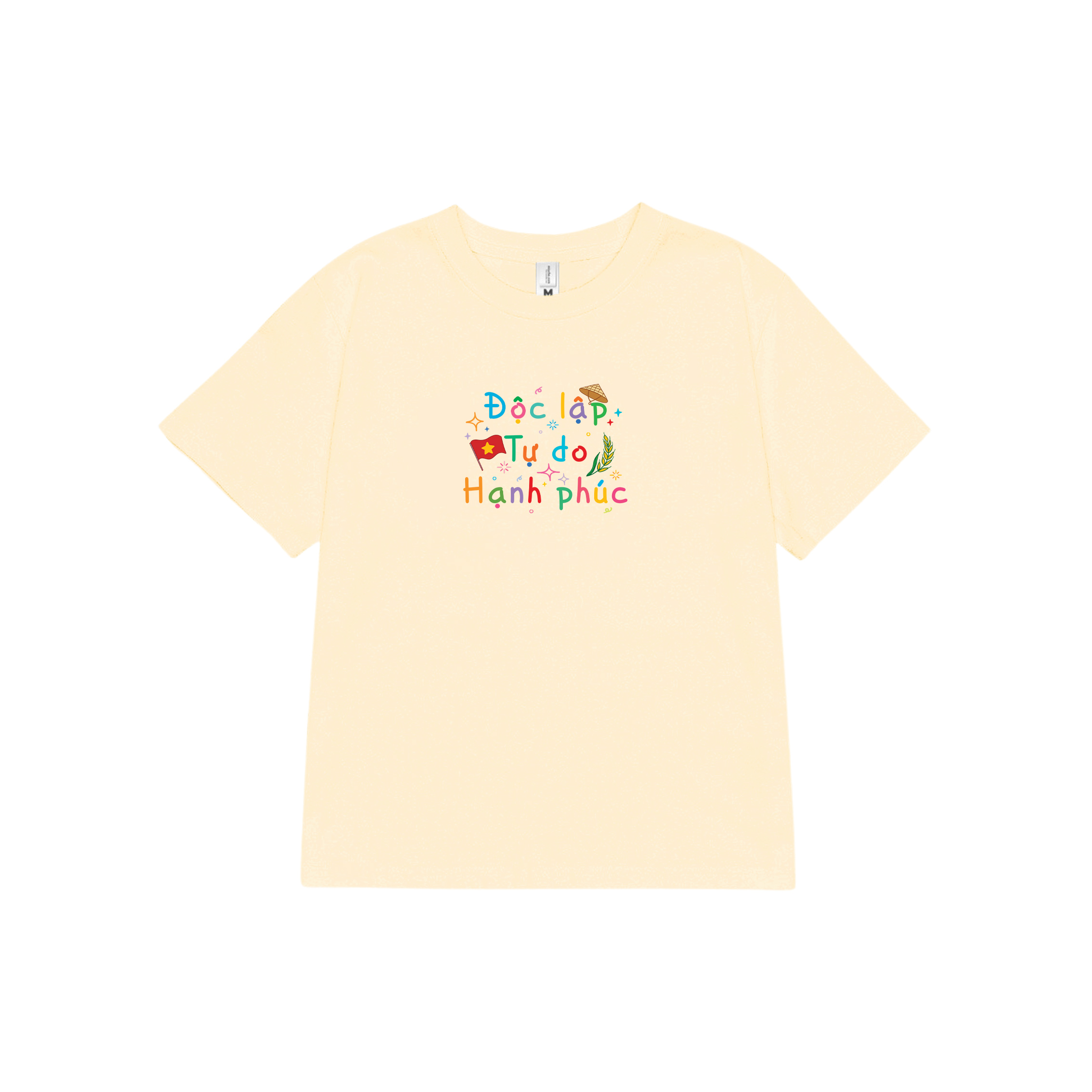 Áo baby tee ôm eo Việt Nam tôi yêu 2121 Miucho cổ tròn vải cotton 4c co giãn thoáng mát in mix_thumbnail_9