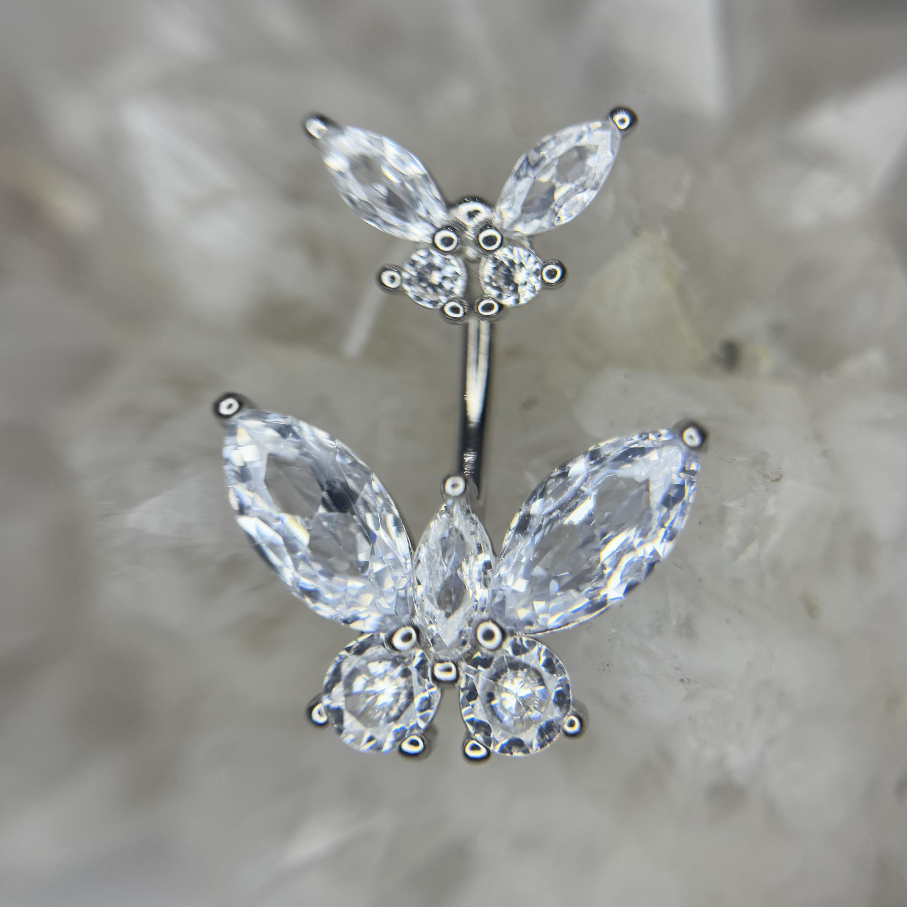 rốn bạc xi bạch kim hai đầu bướm bốn cánh full đá to sáng_thumbnail_1