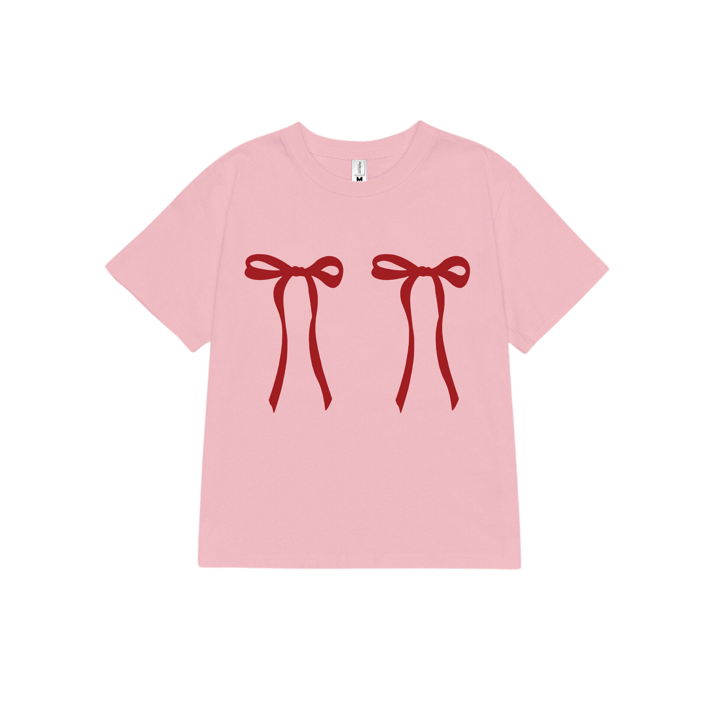 Áo thun baby tee form ôm xinh xắn hình nơ ABD1054 Miucho tay ngắn Cổ tròn hotrend in artwork_thumbnail_9