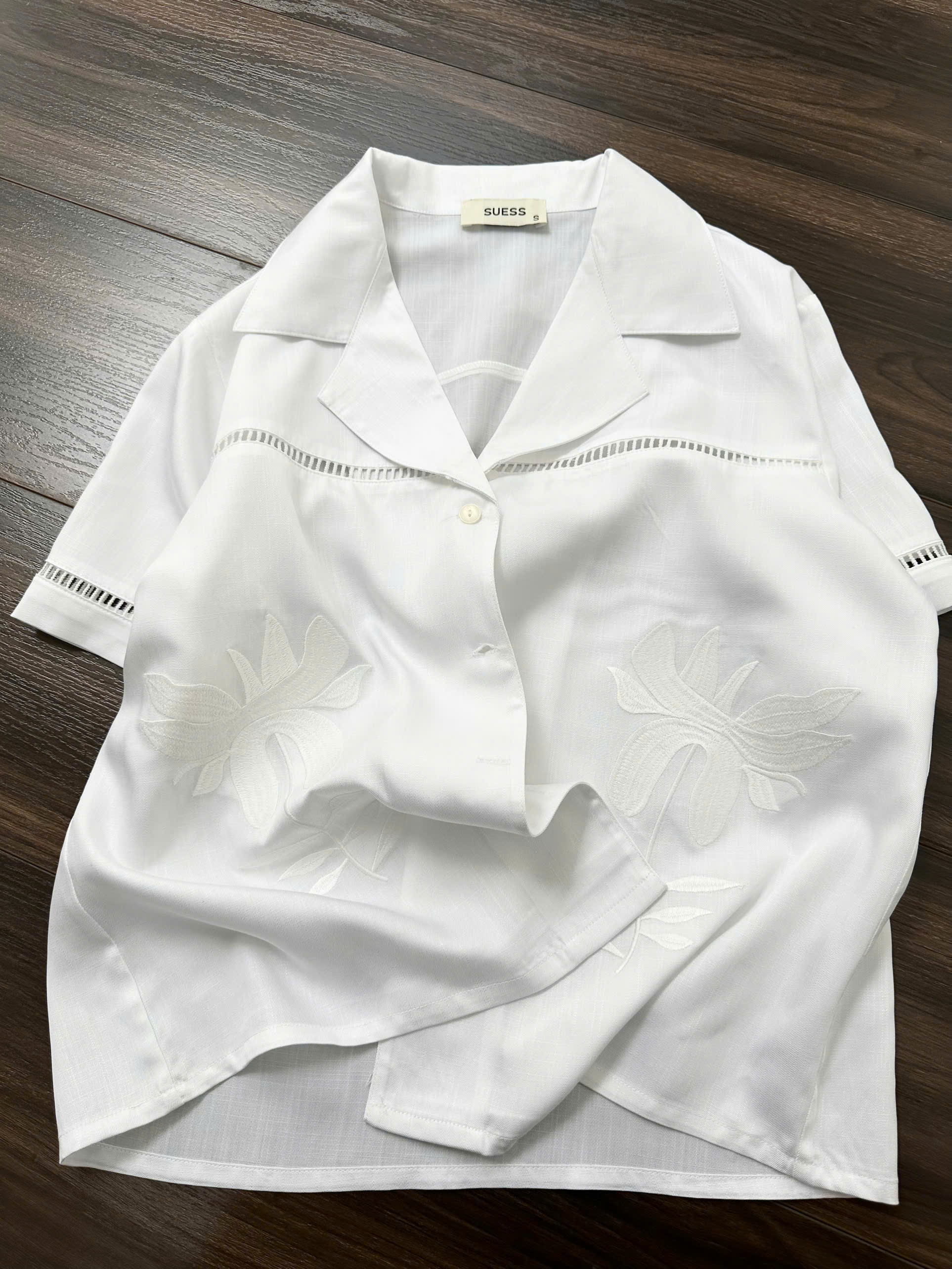 SALE A418 ÁO SOMI TRẮNG THÊU HOA_thumbnail_5