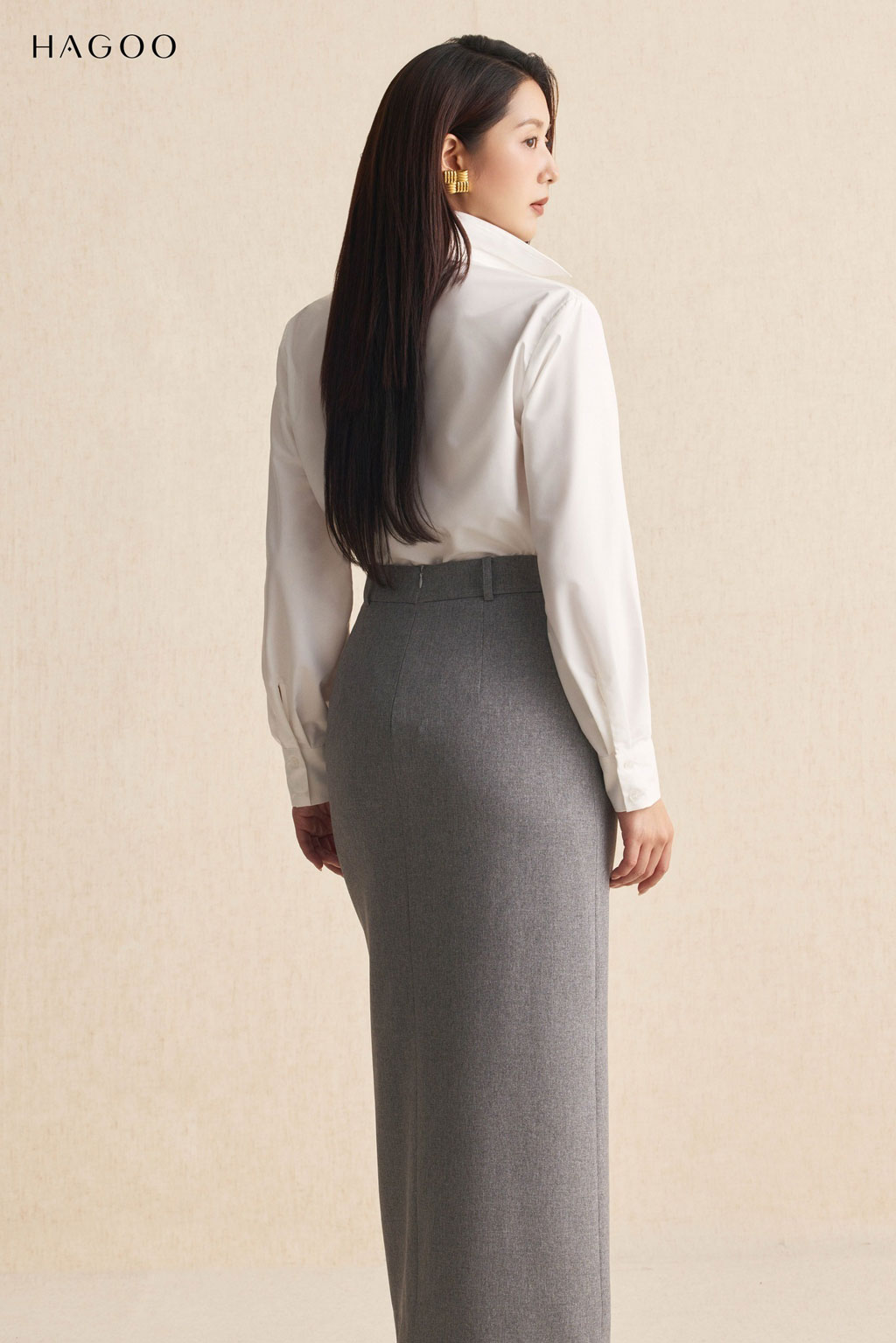 Áo sơ mi Basic HAGOO_thumbnail_2