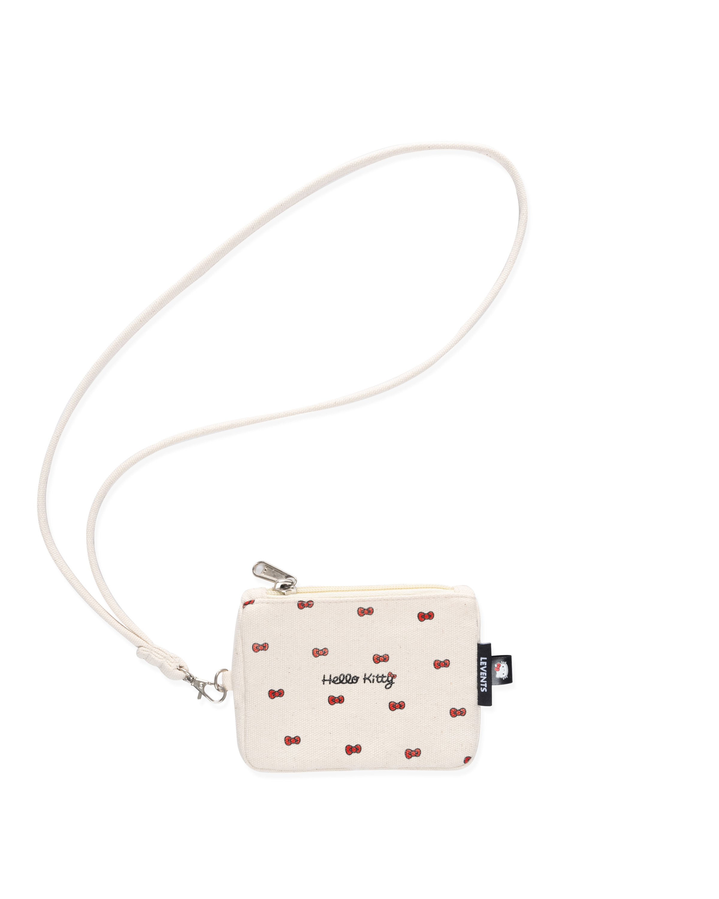 Levents® x Hello Kitty | Monogram Mini Bag/ White Canvas