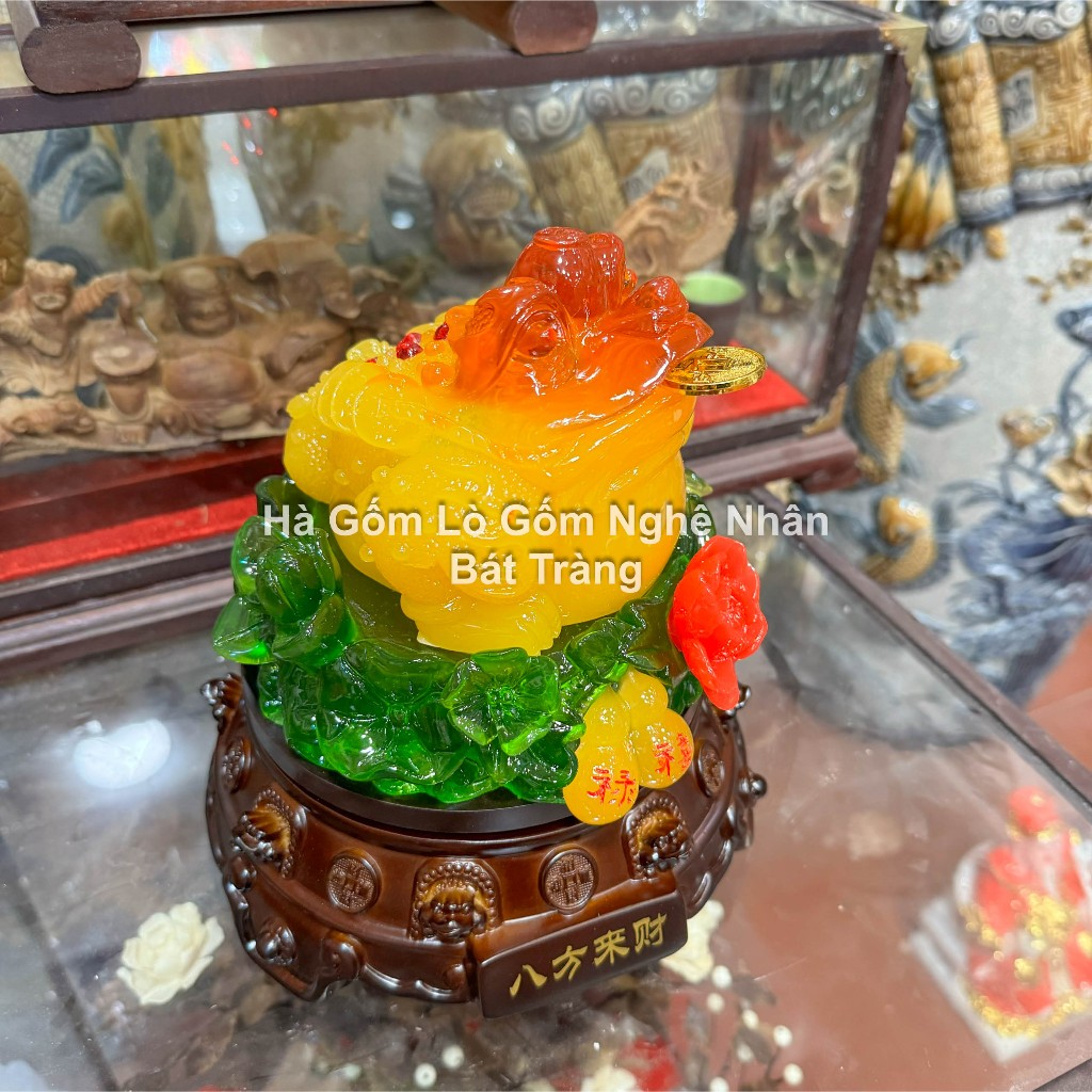 Cóc Ngậm Tiền Thiềm Thừ , Tỳ Hưu Phong Thủy ( Nhiều Kích Cỡ ) Chiêu Tài Hút Lộc - Phong Thủy Hà Gốm_thumbnail_5