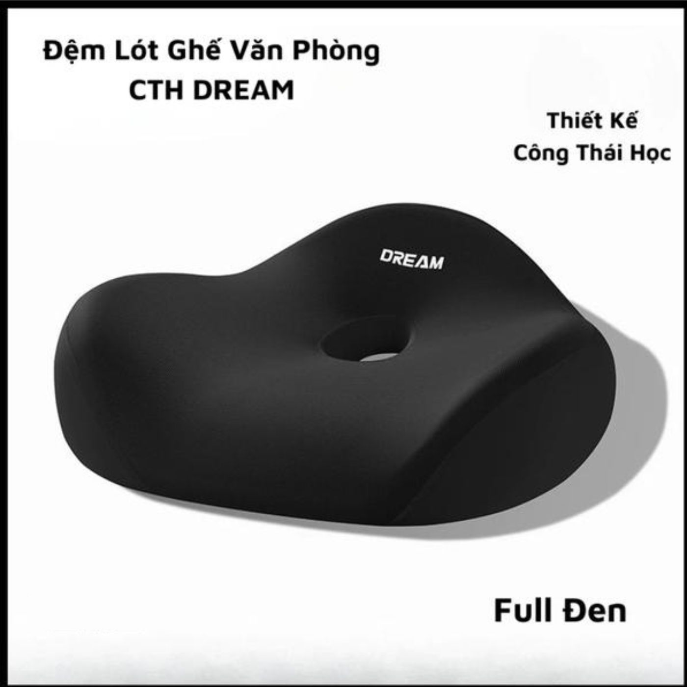 Đệm Ngồi Văn Phòng DREAM – Gối Công Thái Học Êm Ái, Giúp Giảm Đau Mông, Tận Hưởng Sự Thoải Mái Khi Làm Việc_thumbnail_8