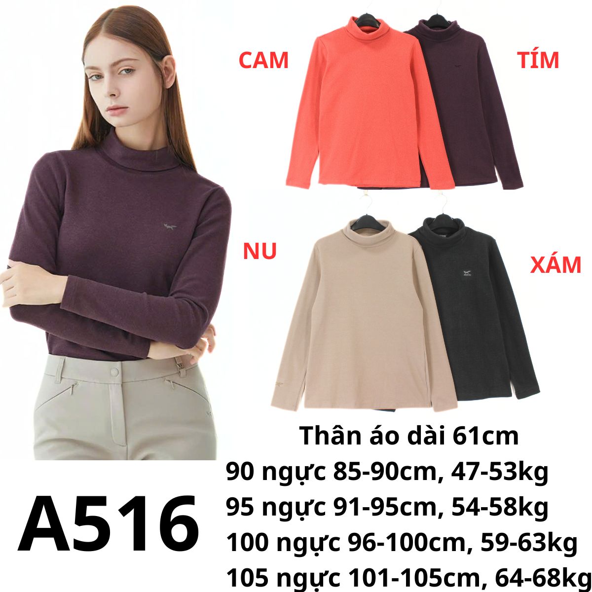 A516-ÁO THUN GIỮ NHIỆT