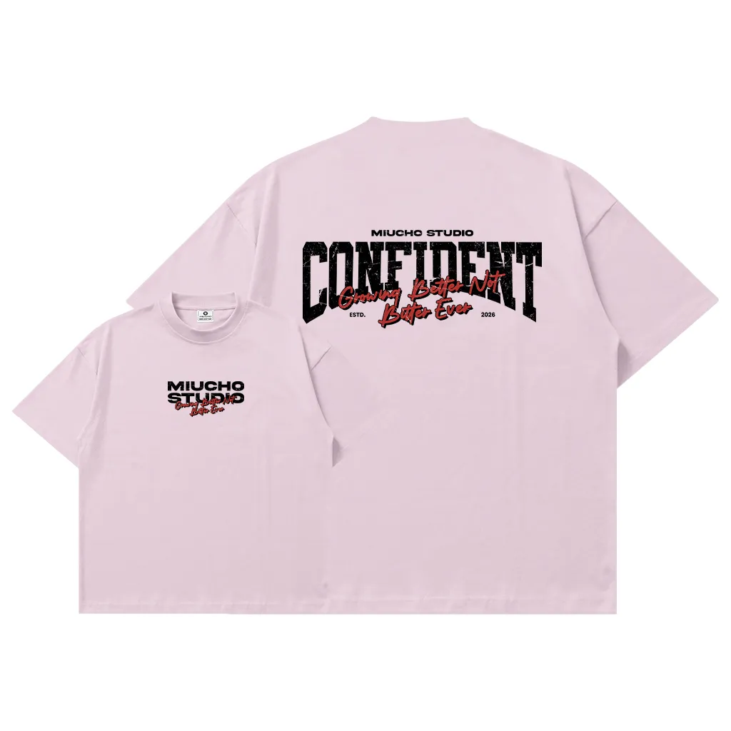 Áo thun boxy unisex chữ basic Miucho 3054_thumbnail_13