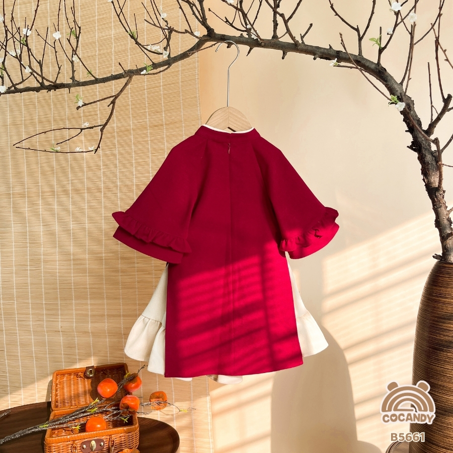 Bộ áo dài nhung ĐỎ Nguyệt Nguyệt_thumbnail_3