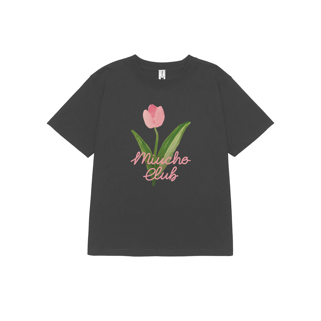 Áo baby tee hoa tuplip xinh xắn ABD306 Miucho cotton cổ tròn in graphic_thumbnail_12