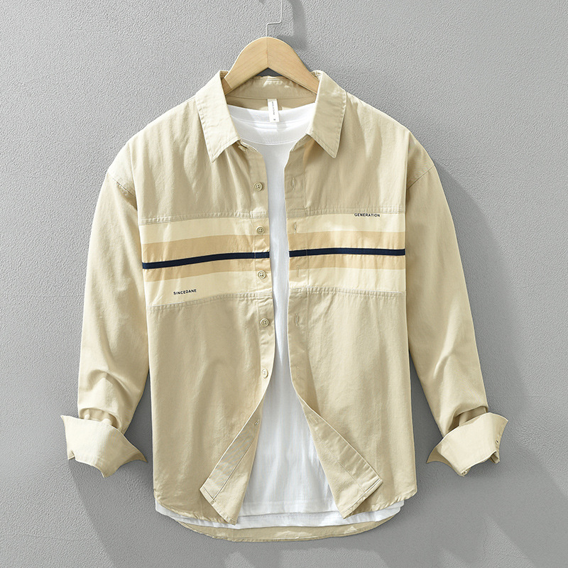 Áo Sơ Mi Dài Tay Nhật Bản Dáng Rộng Thanh Niên – Phong Cách Văn Học, Đơn Giản & Đa Năng_thumbnail_3