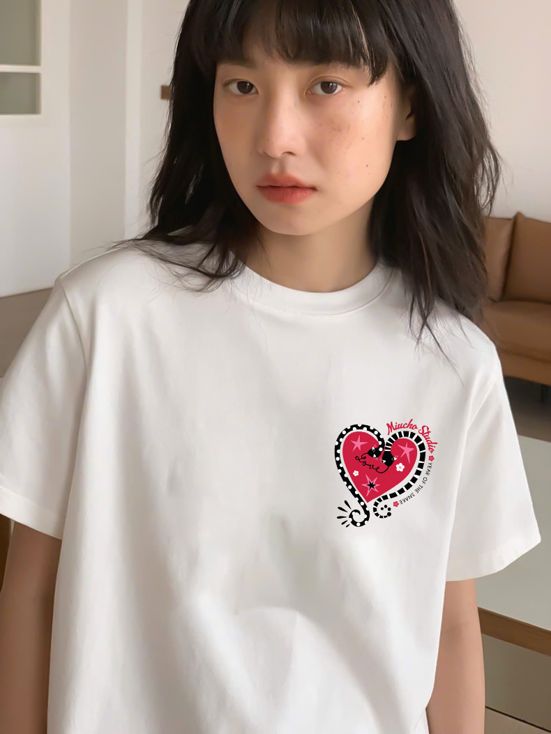 Áo thun nữ tết form vừa regular vải cotton 4c thoáng mát 1814 Miucho in basic_thumbnail_3