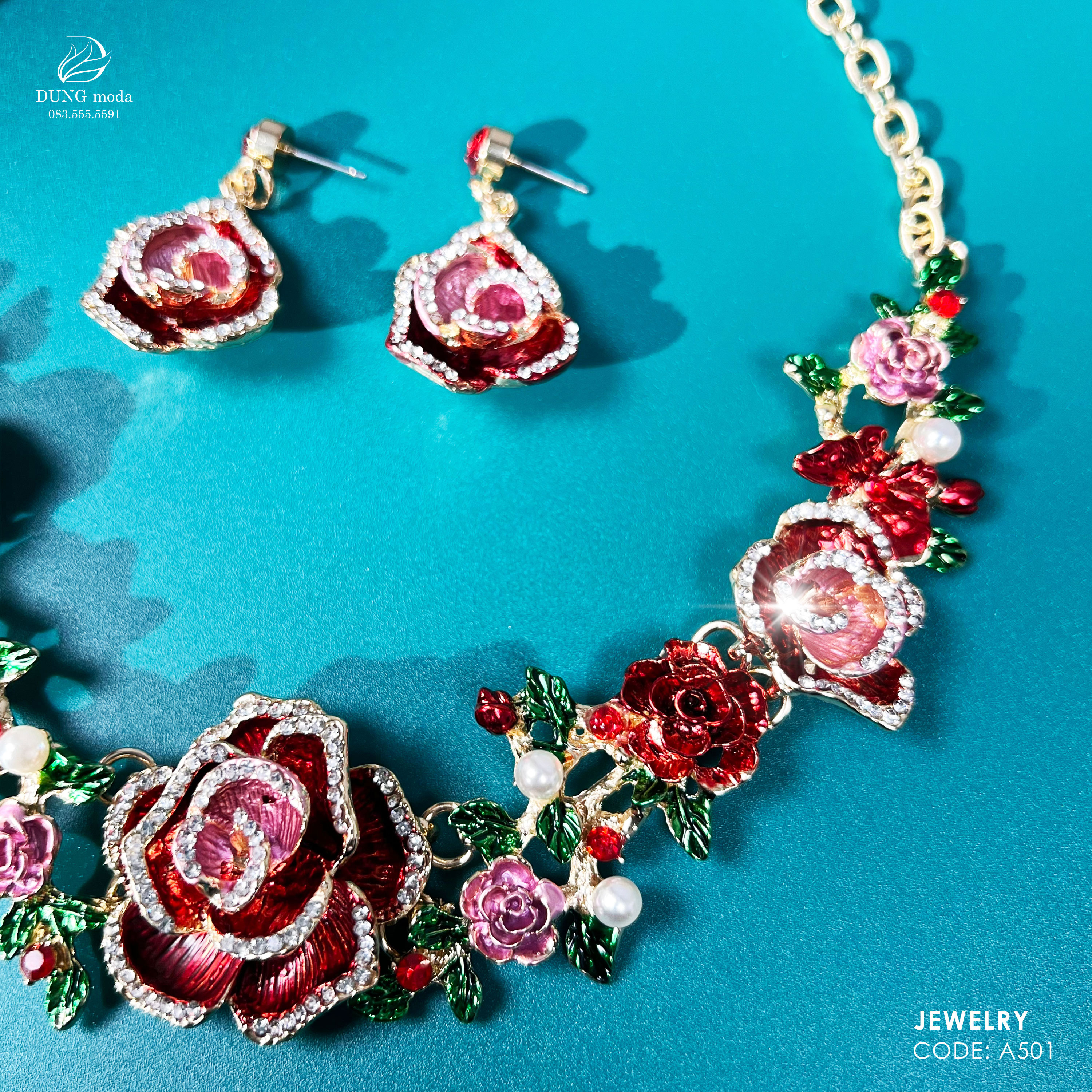 Bộ Trang Sức Pha Lê A501_thumbnail_2