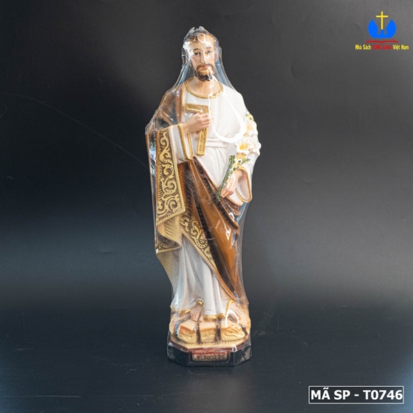 Tượng Thánh Giuse cao cấp 30cm Composite