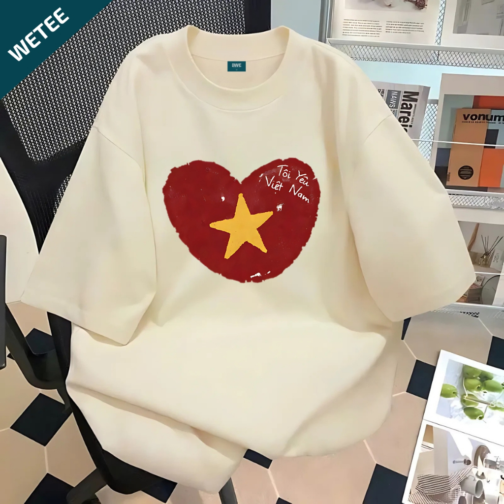 Áo thun Việt Nam dáng oversize rộng local brand We Tee chất cotton 250 gsm - T041 T041