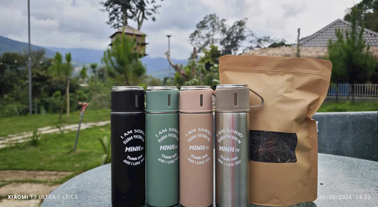 Bình giữ nhiệt với 4 câu thần chú "chữa lành"