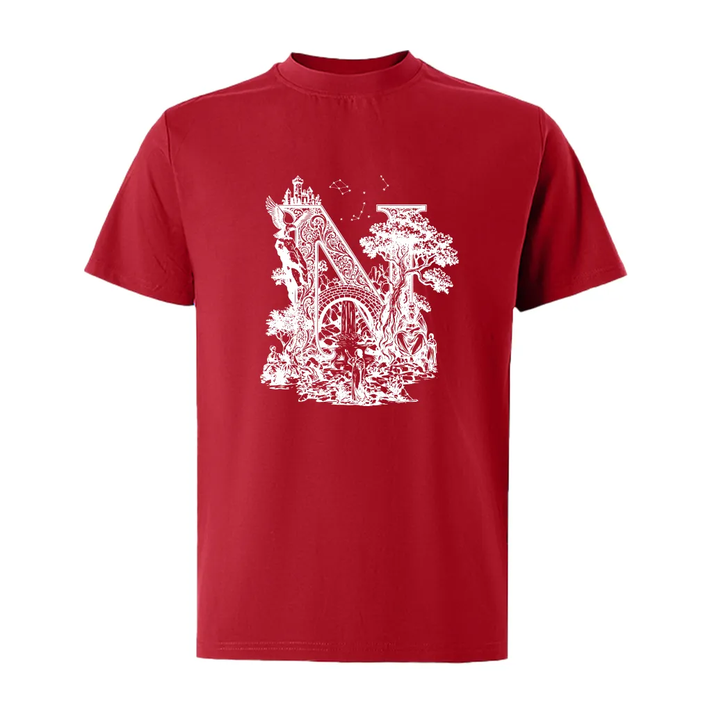 Áo thun form rộng Miucho Iconic vải cotton dày dặn thoáng mát tay ngắn cổ tròn in chữ cái N 2759_thumbnail_11