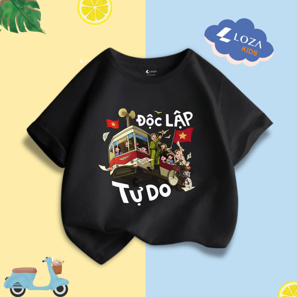 Áo phông in hình  'Độc lập tự do' cho bé - Loza Kids AT002VN_thumbnail_4