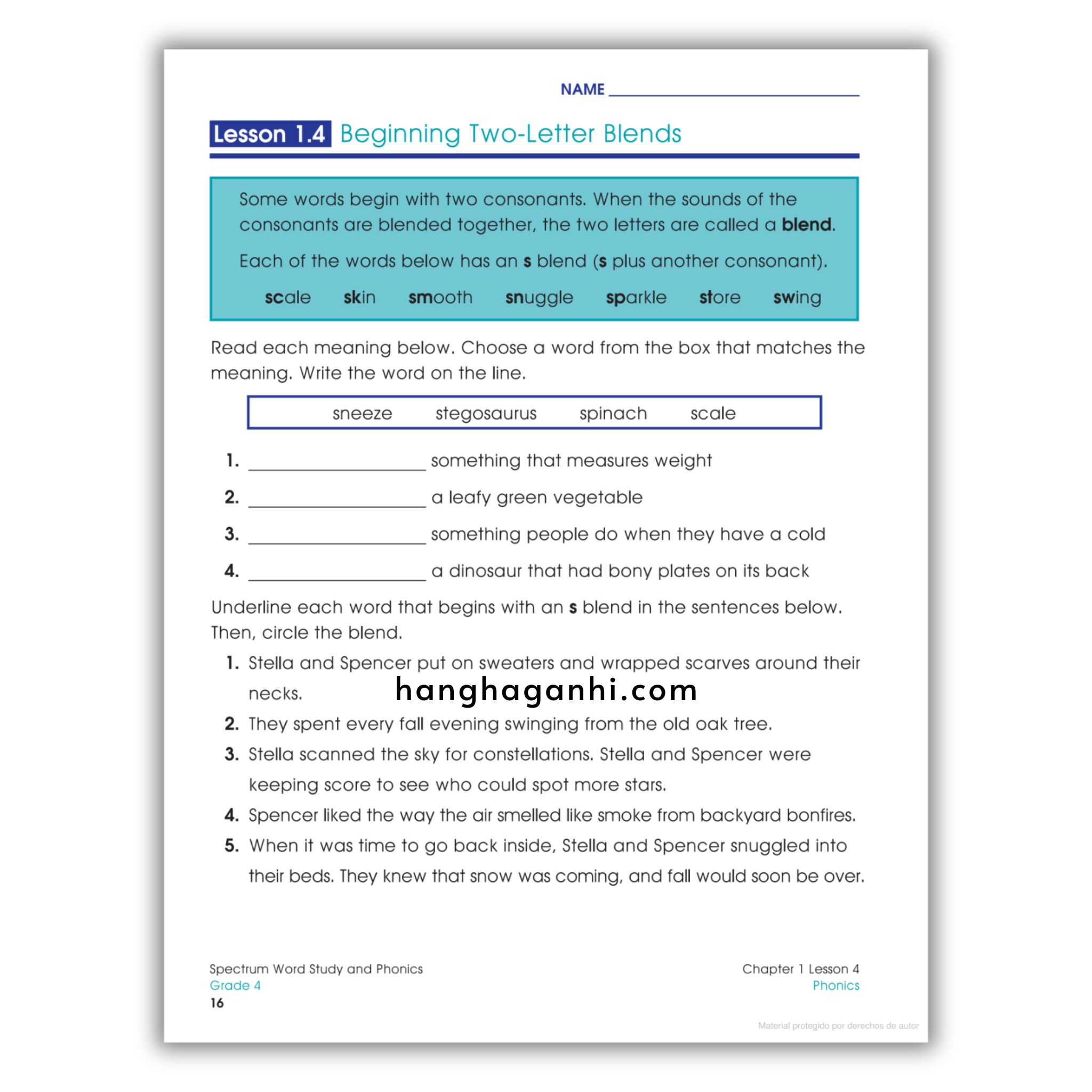 Sách Spectrum Word Study and Phonics Workbook Grade 4_thumbnail_4