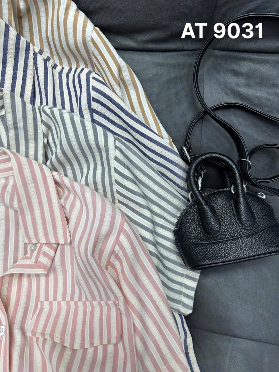 Áo sơ mi sọc có túi kiểu bigsize AT9031 dành cho nàng béo mập từ 55-90kg_thumbnail_8