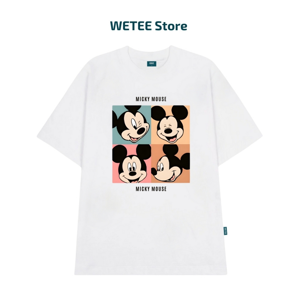 Áo thun unisex UX30-1173 4 hình MICKEY MOUSE dáng oversized local brand WETEE_thumbnail_1
