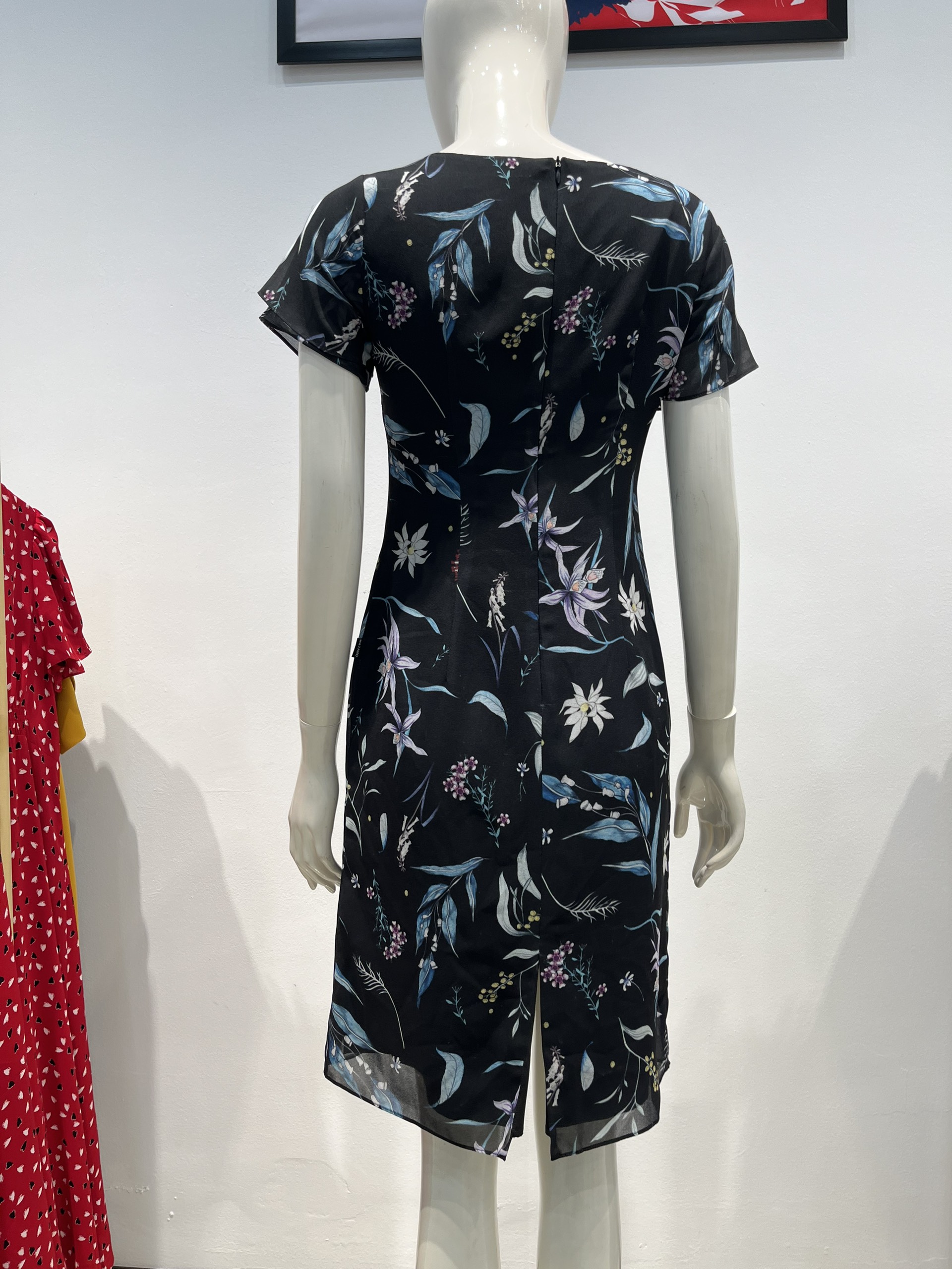 Váy suông xanh họa tiết hoa_thumbnail_1