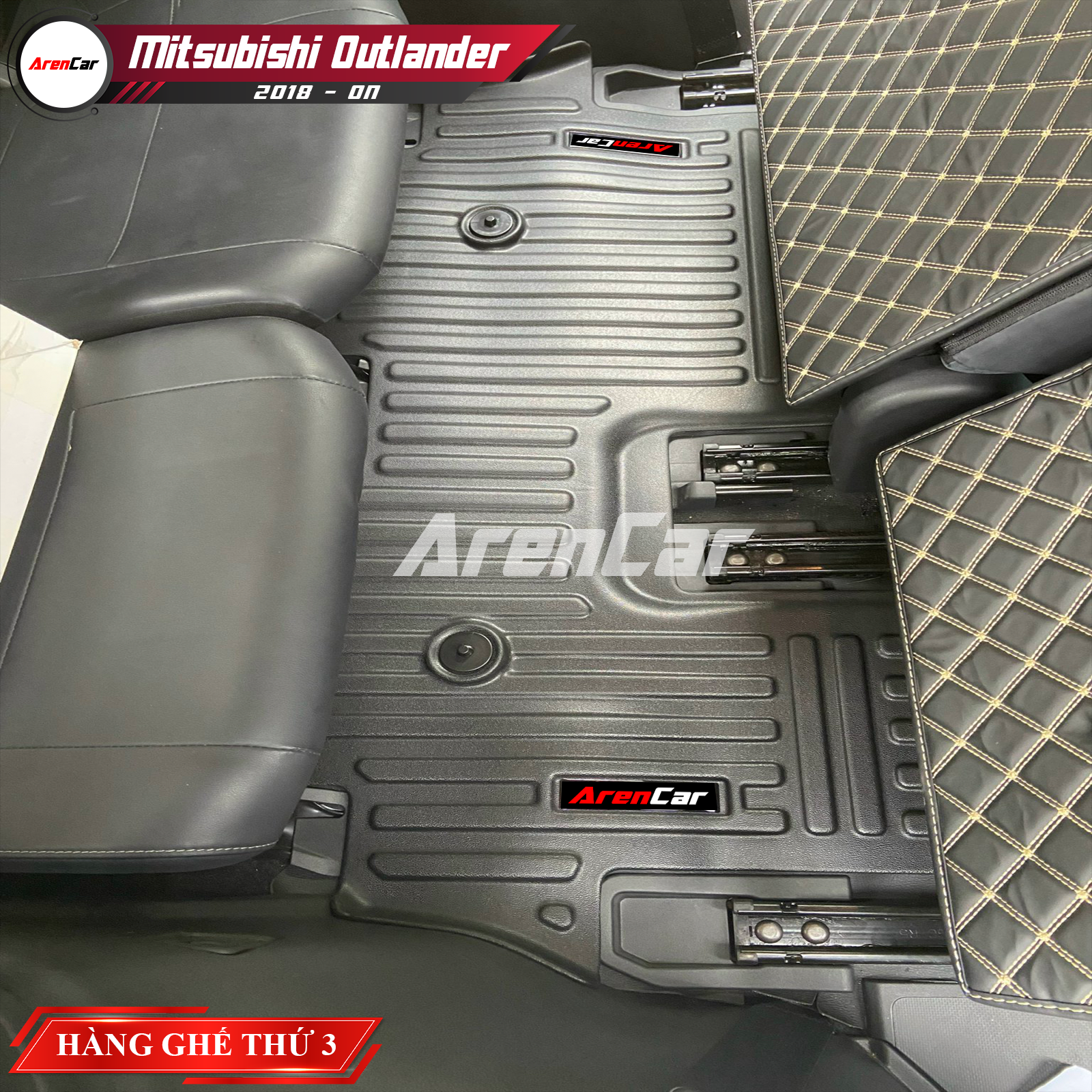 [Aren Car] Thảm Lót Sàn Ô Tô TPE Khuôn Đúc Mitsubishi Outlander_thumbnail_8