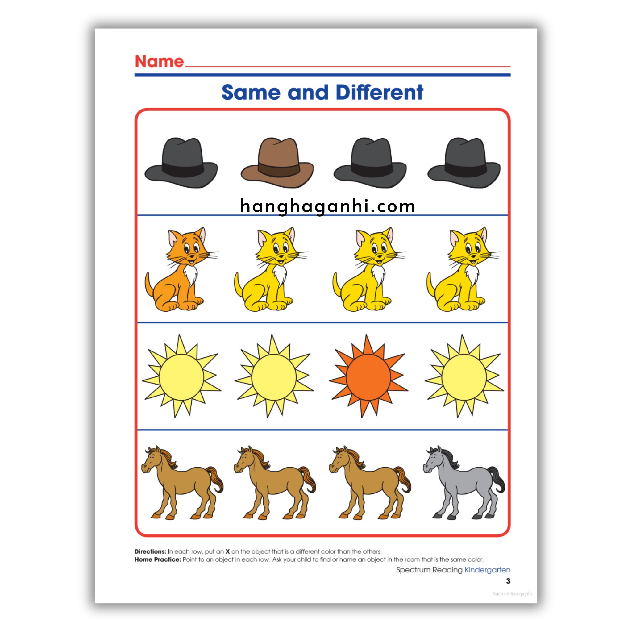 Sách Spectrum Reading Workbook Grade K_thumbnail_18