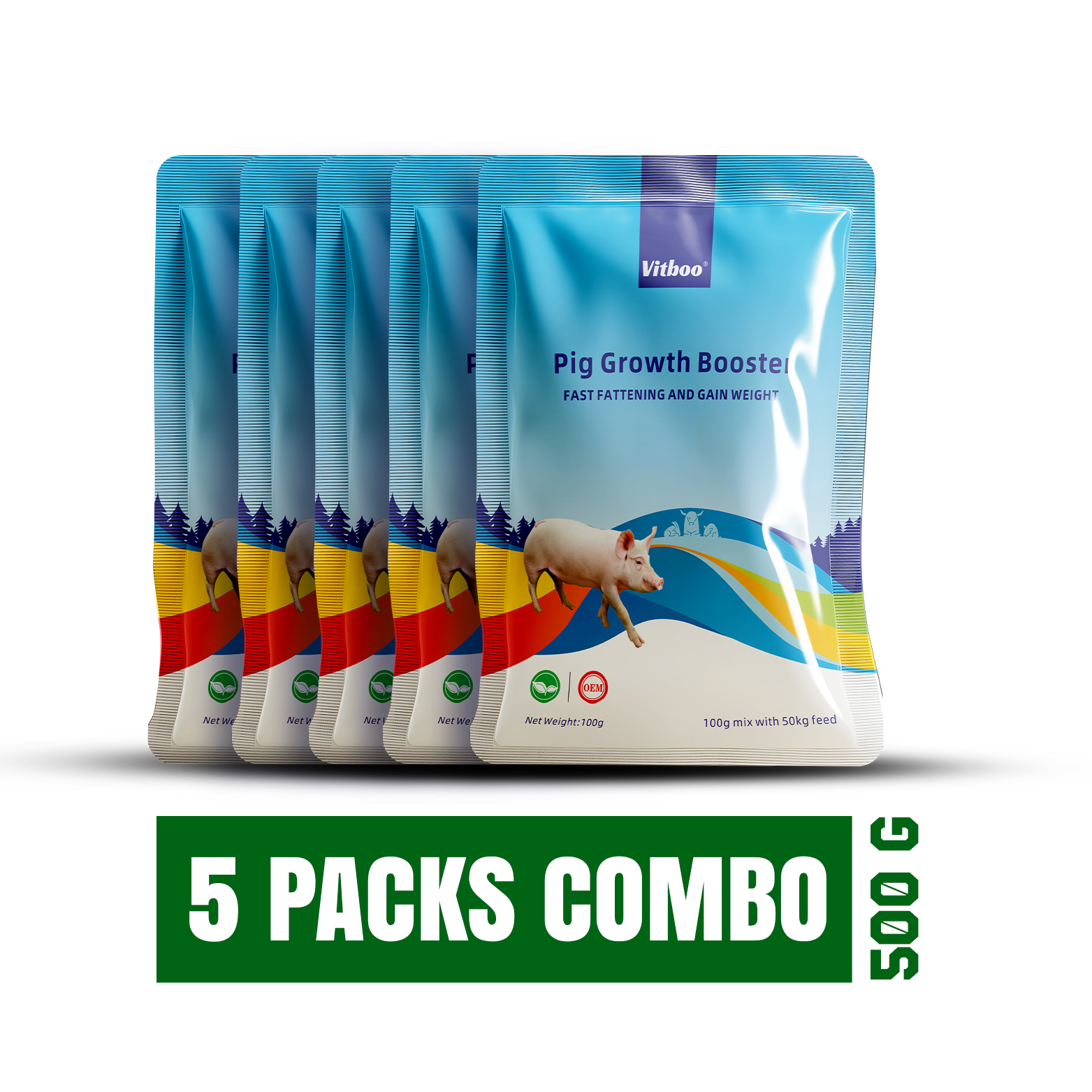 Pig Growth Booster - 5 Packs