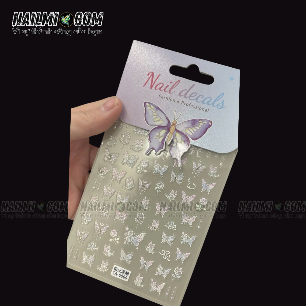 Sticekr nail bướm - CA 6869