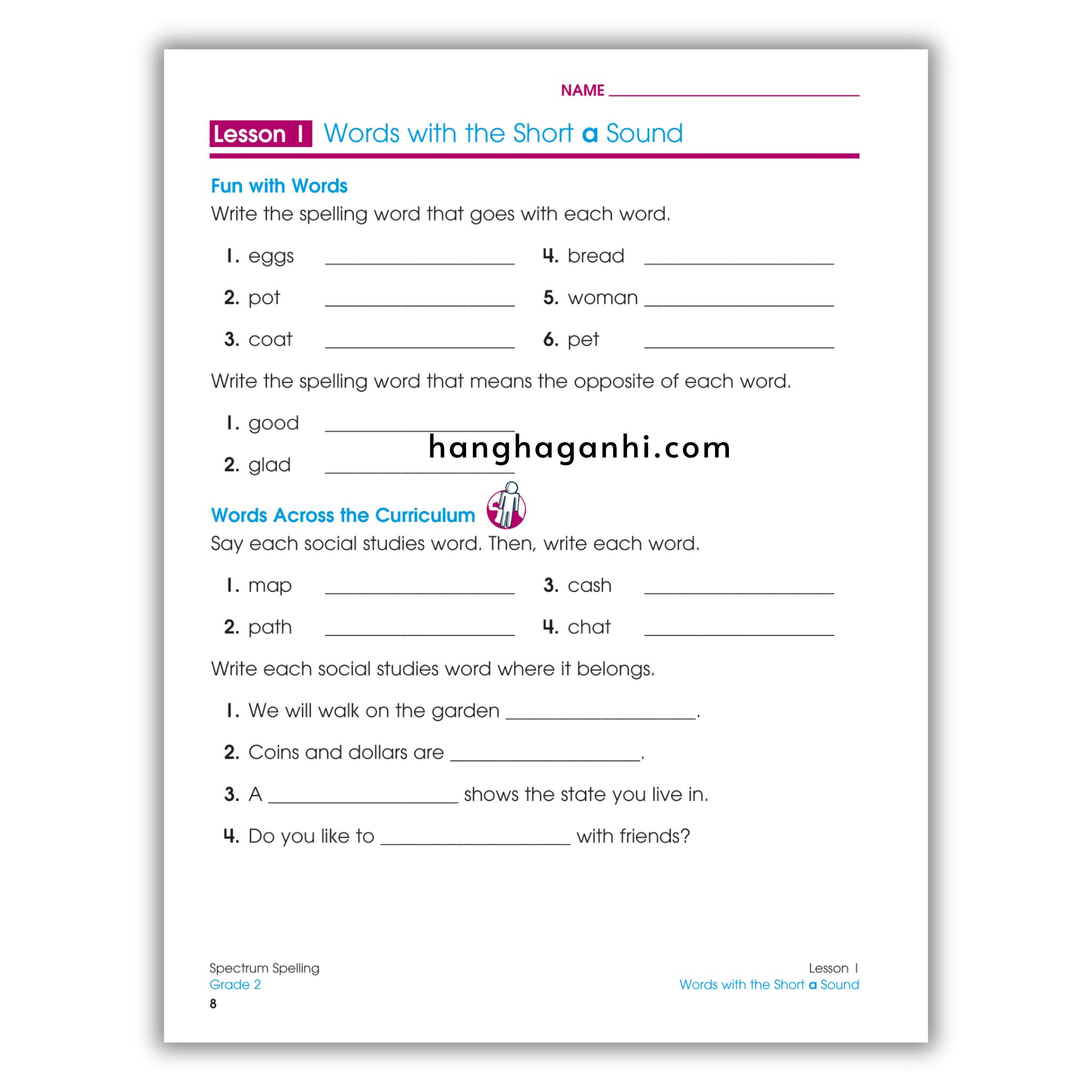 Sách Spectrum Spelling Workbook Grade 2_thumbnail_15