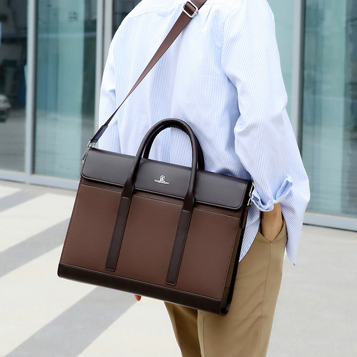 Cặp da nam công sở  văn phòng giám đốc thương hiệu KUQIDAISHU  đựng  máy tính laptop giấy tờ tài liệu A4 da PU chống nước trầy xước_thumbnail_10