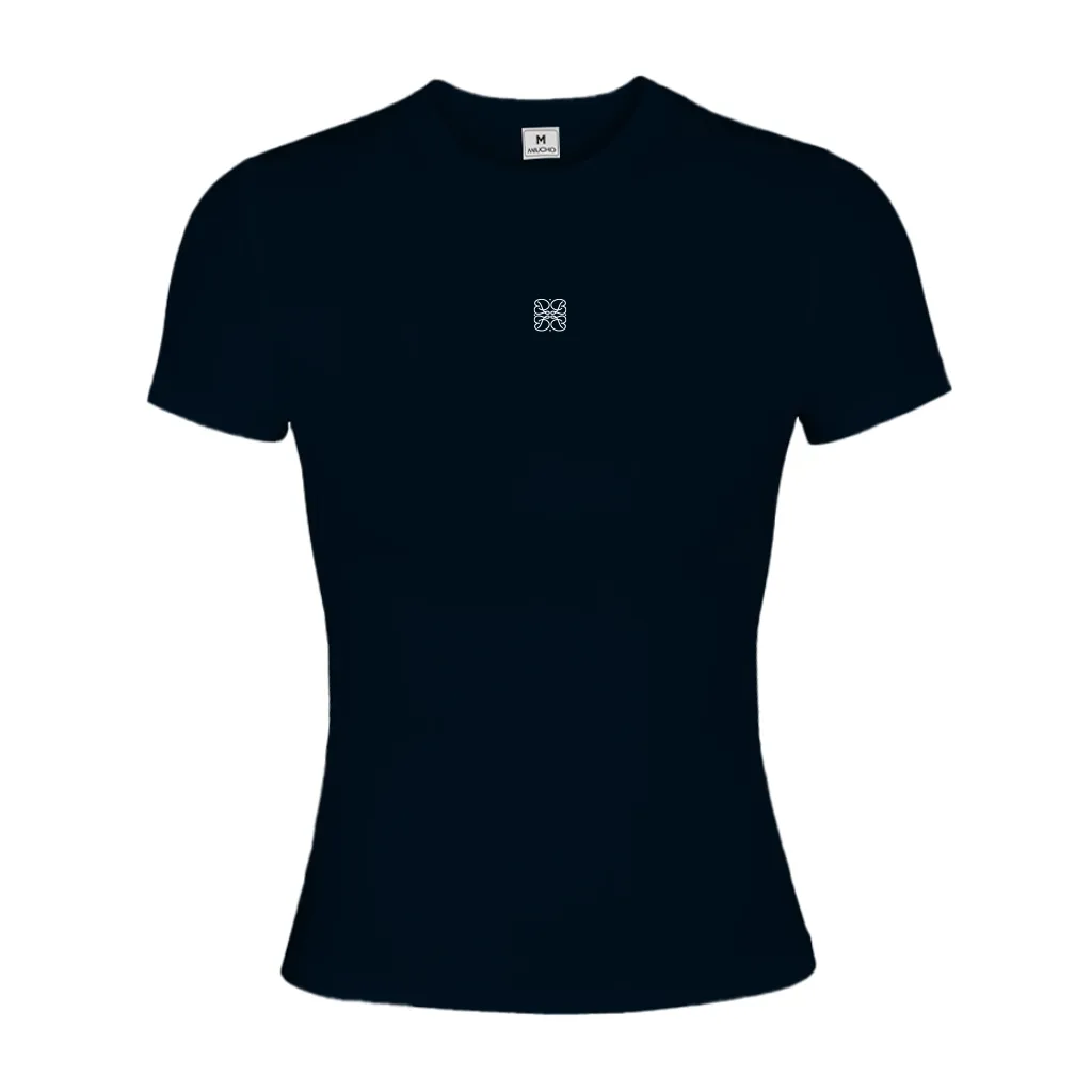 Áo thun nữ baby tee Miucho vải visco mềm mại thoáng mát cổ tròn basic in typography 2710_thumbnail_7