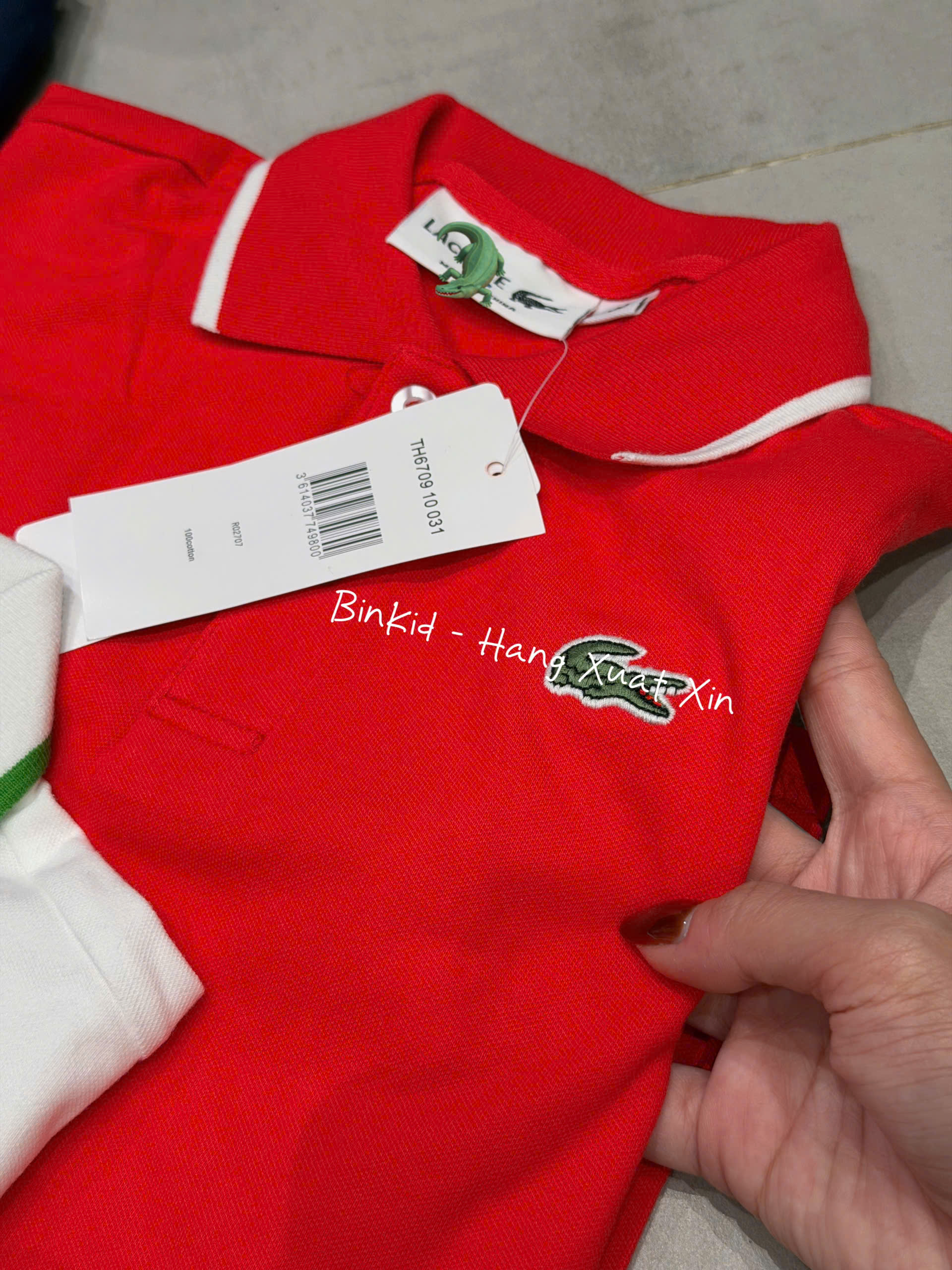 A86 ÁO POLO LACOSTE ĐỎ SIZE LỚN (MUA 2 GIẢM 10K/C)