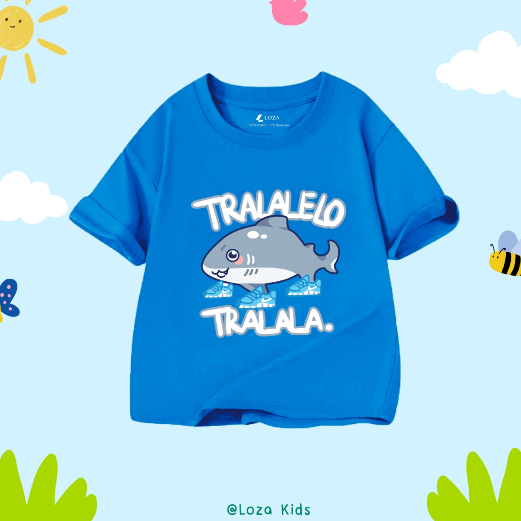 Áo thun bé trai in hình 'Brainrot Tung tung tung sahur, Tralalelo Tralala - Loza Kids AT065_thumbnail_0