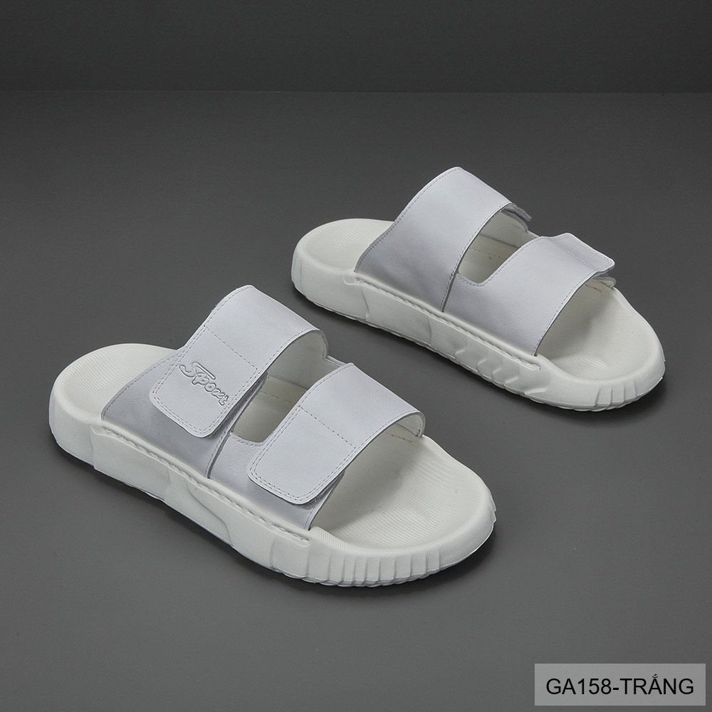GA158 - Dép Nam Đế Dày Thời Trang Dây Dán Velcro Chất Liệu Da Bò Thoáng Khí_thumbnail_10