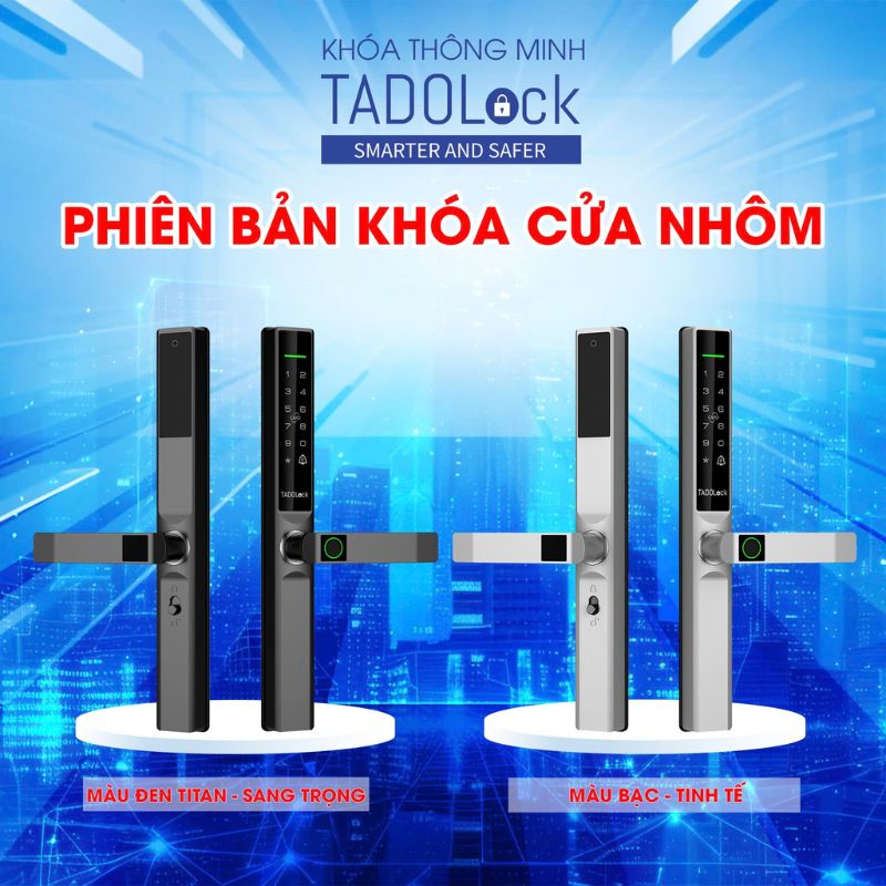 KHÓA THÔNG MINH TADOLock Cửa nhôm (Đen titan)_thumbnail_2