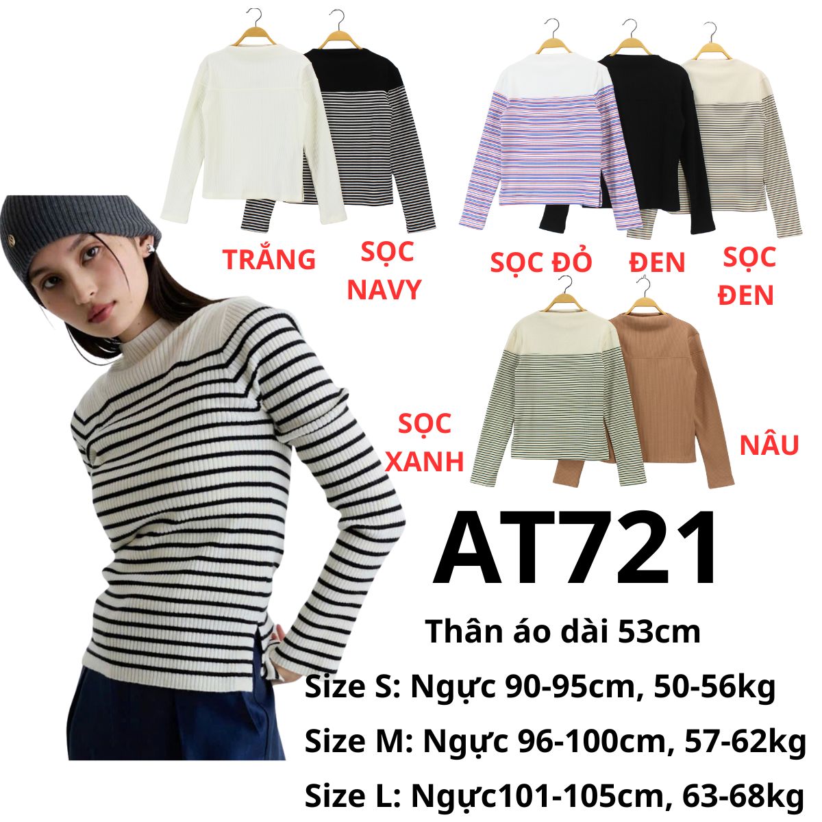 AT721- ÁO THUN TAY DÀI MG