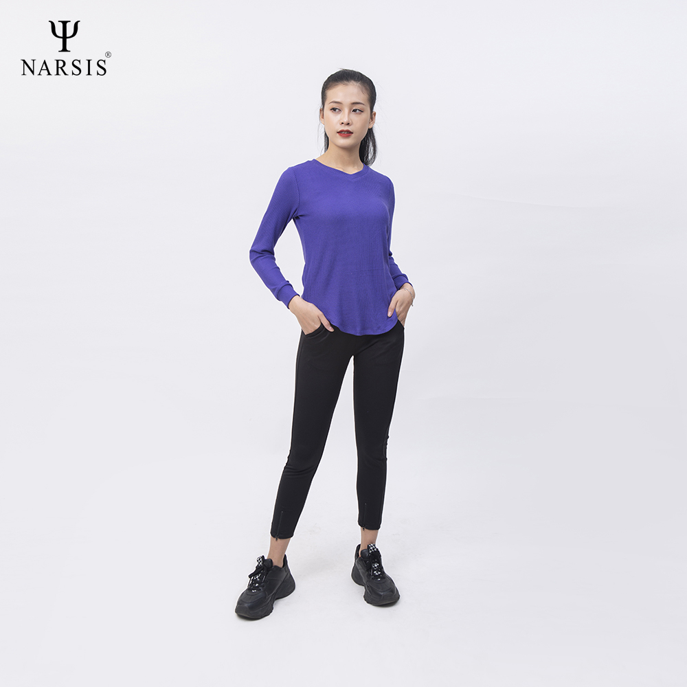 ÁO THU ĐÔNG NỮ L0068 NARSIS CHẤT LIỆU THOÁNG MÁT, DỄ CHỊU, THOẢI MÁI CẢ NGÀY, DỄ VẬN ĐỘNG_thumbnail_3