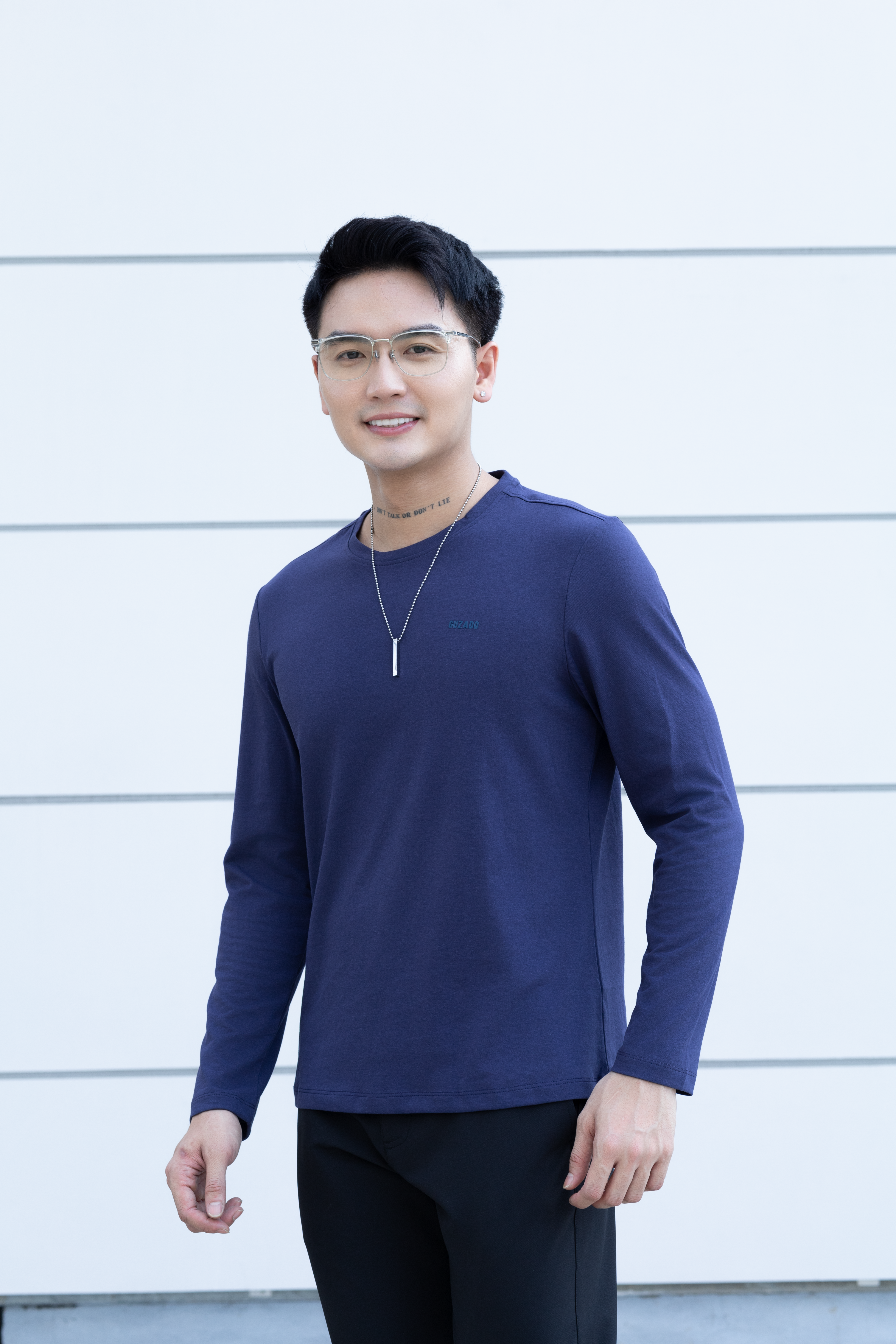 Áo Dài Tay GUZADO Cotton CVC GDT03_thumbnail_17