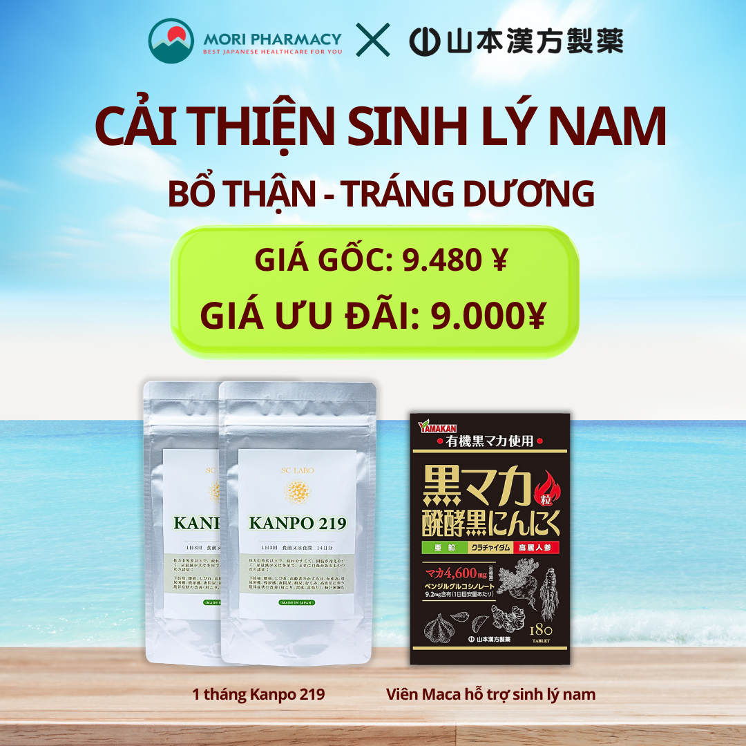 Combo Cải thiện sinh lý nam giới
