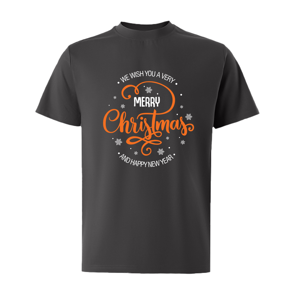Áo phông nam giáng sinh noel form rộng cổ tròn vải cotton thoáng mát 1798 Miucho Iconic in typography_thumbnail_13