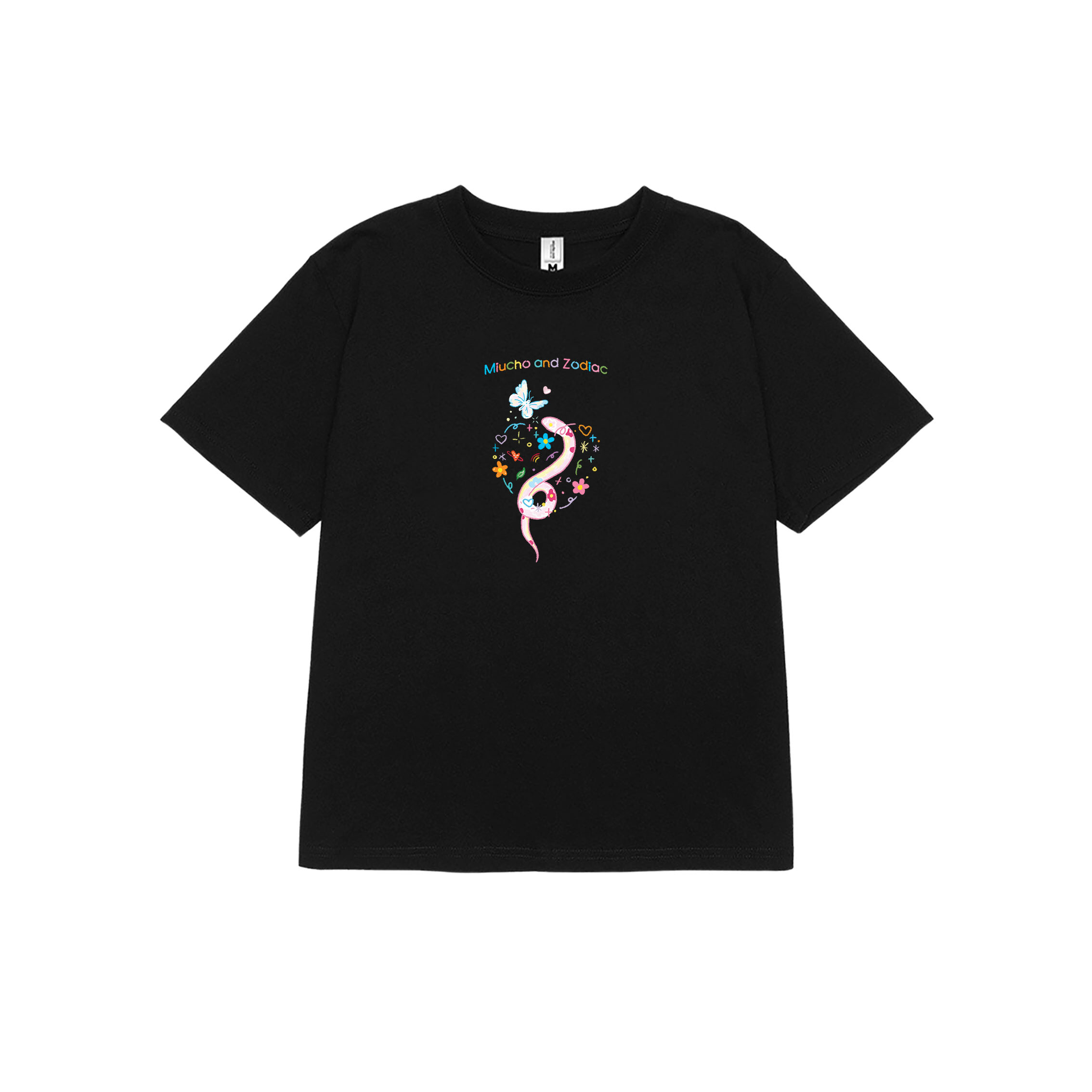 Áo baby tee 12 con giáp tuổi Tỵ (tuổi rắn) ABD400 Miucho cotton cổ tròn in graphic_thumbnail_0