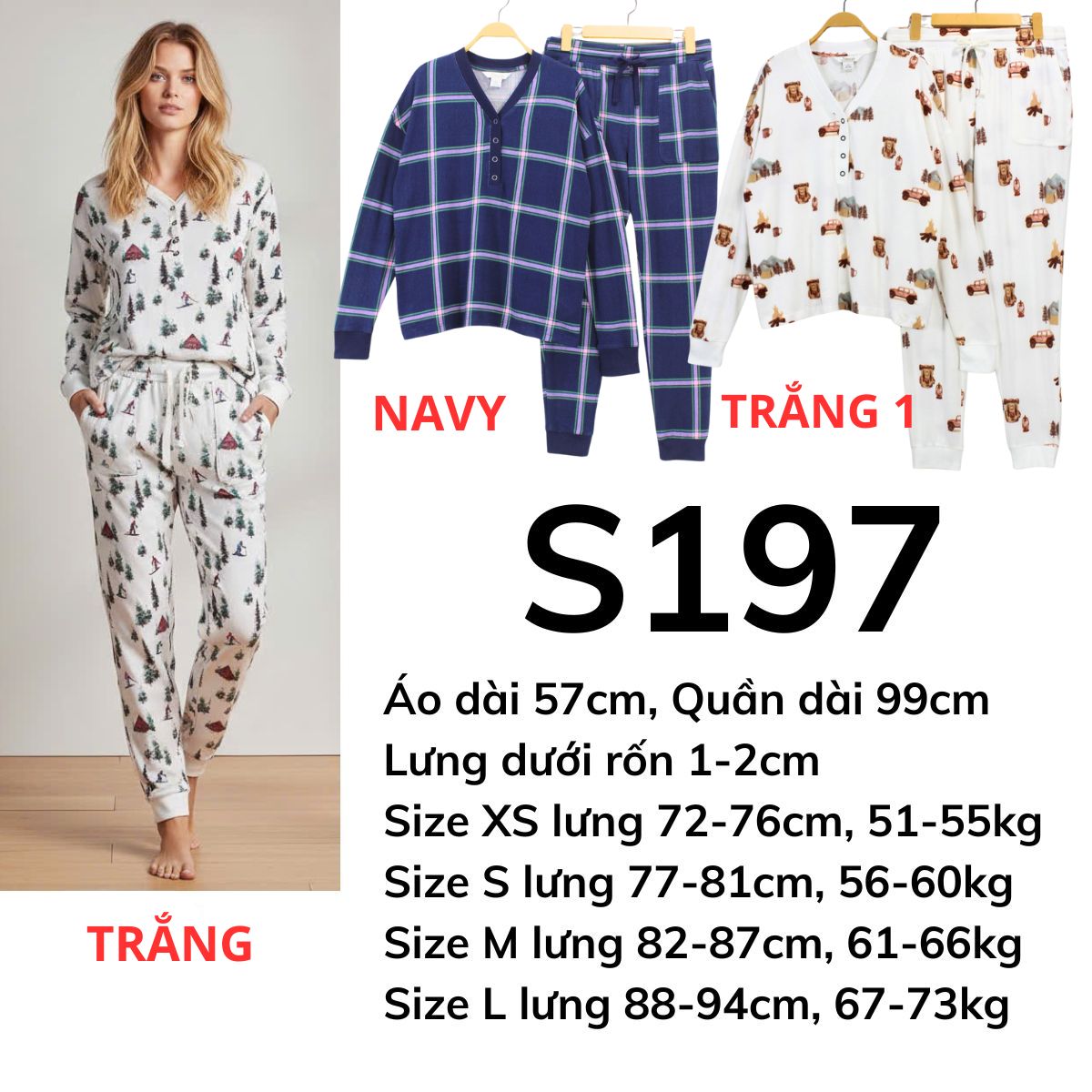 S197 Sét bộ ngủ