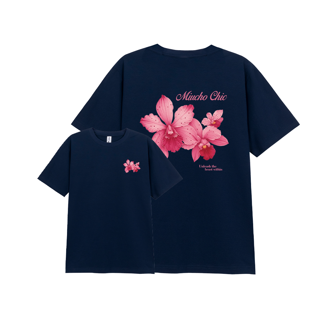 Áo thun nữ form regular ARD2395 Miucho Chic chất vải cotton 4 chiều mềm mại thoáng mát in mix_thumbnail_9