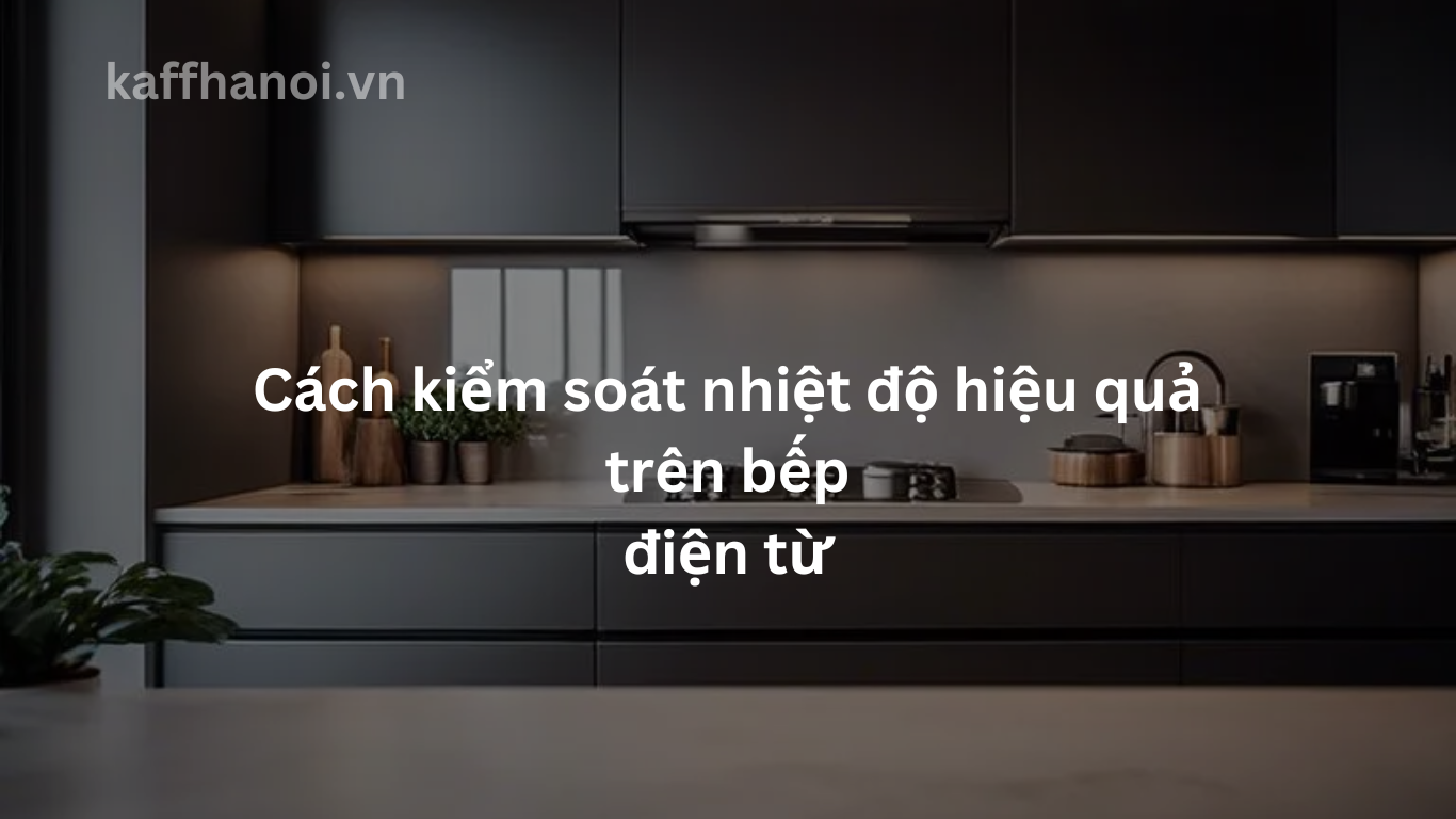 Cách kiểm soát nhiệt độ hiệu quả trên bếp điện từ