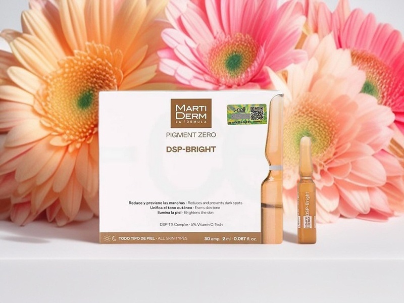 Tinh Chất MartiDerm Pigment Zero DSP Bright MartiDerm 60ml hộp 30 ống – Làm sáng da, giảm nám & đều màu da