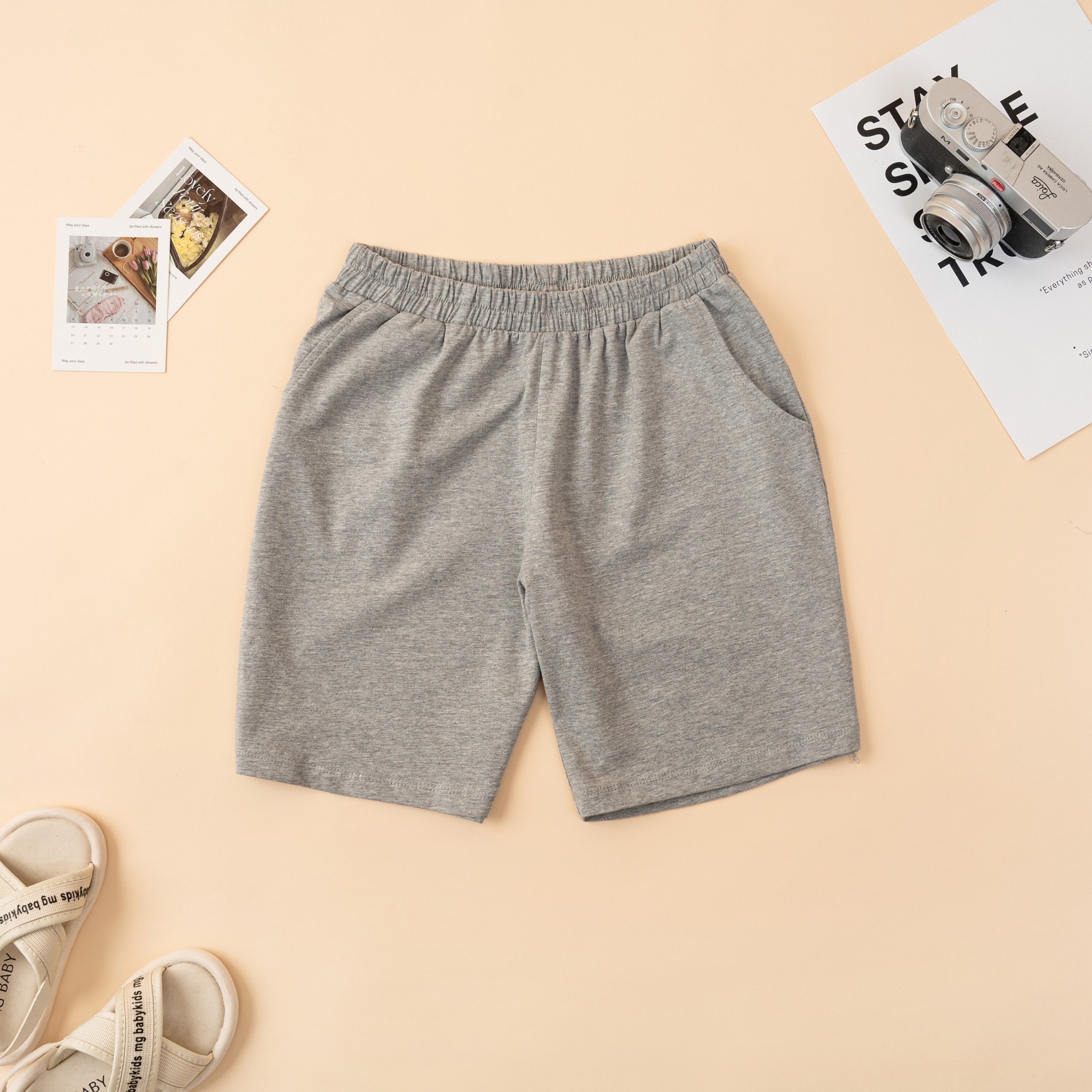 Quần đùi cho bé gái và bé trai chất cotton - Quần đùi cho bé cân nặng từ 15-40kg Loza Kids QT7003_thumbnail_20